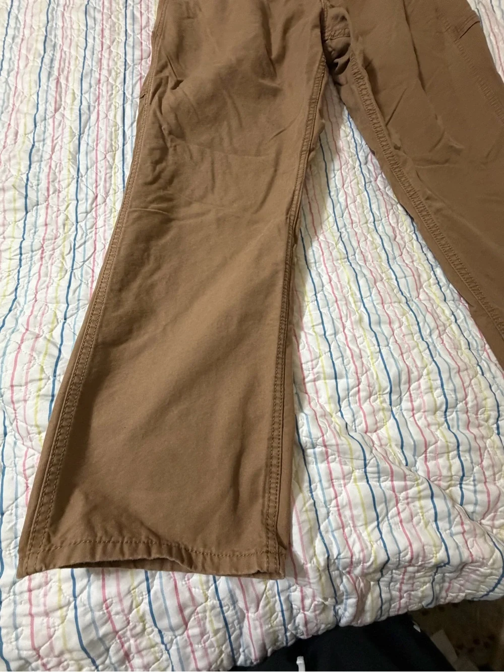 Men's Tan Chino Pants - Classic Straight Fit